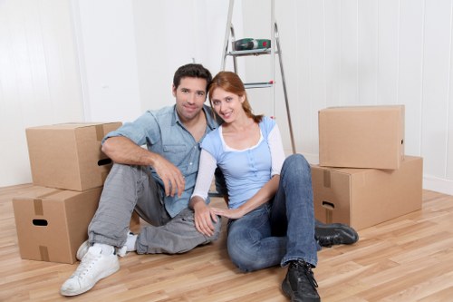 Organised household boxes and furniture storage in Enfield