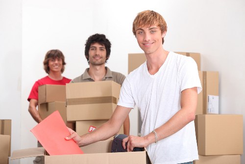 Careful loading of household items for small removals in Enfield
